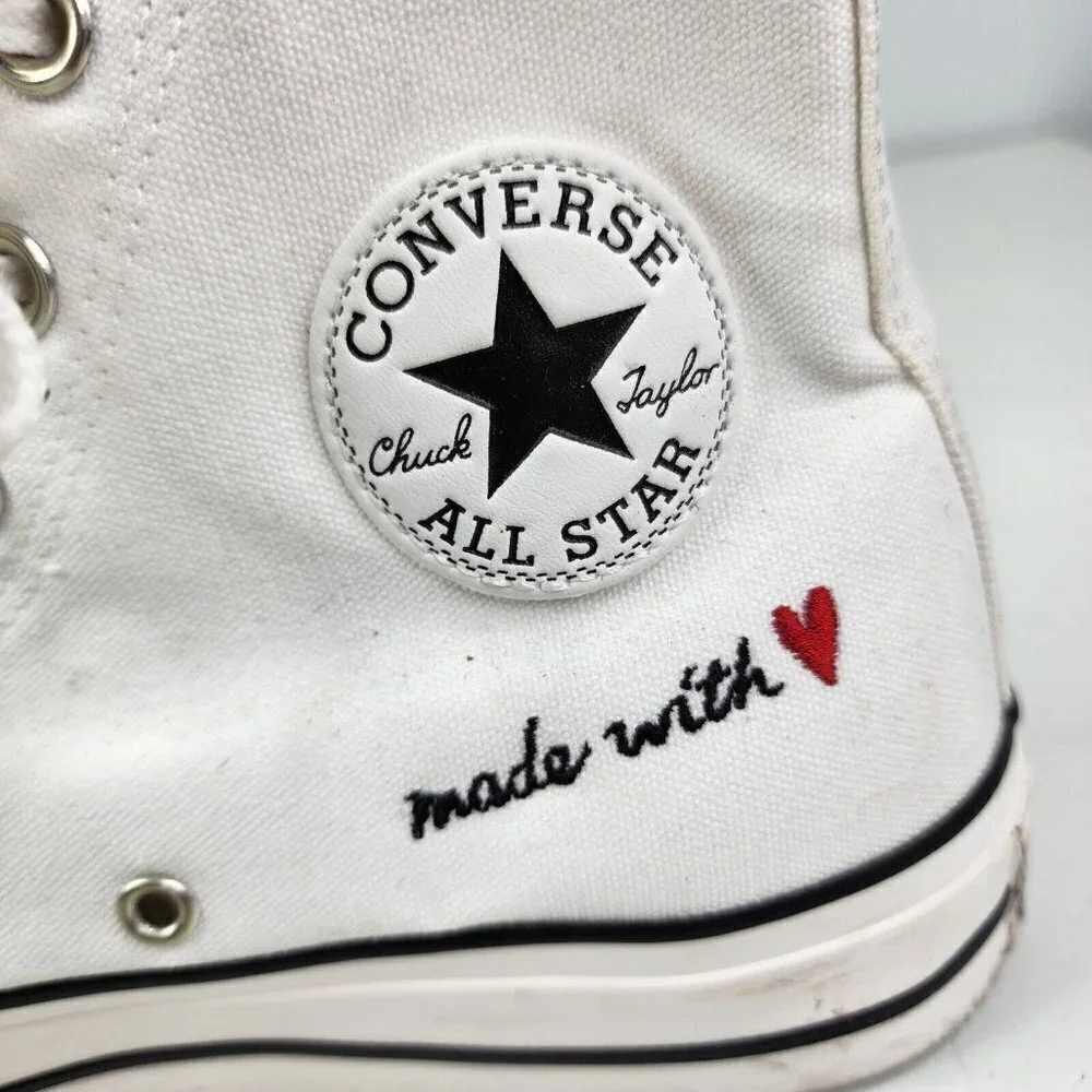 Women’s Converse Chuck Taylor All Star High Lift Made With Love Size 9.5 571119C